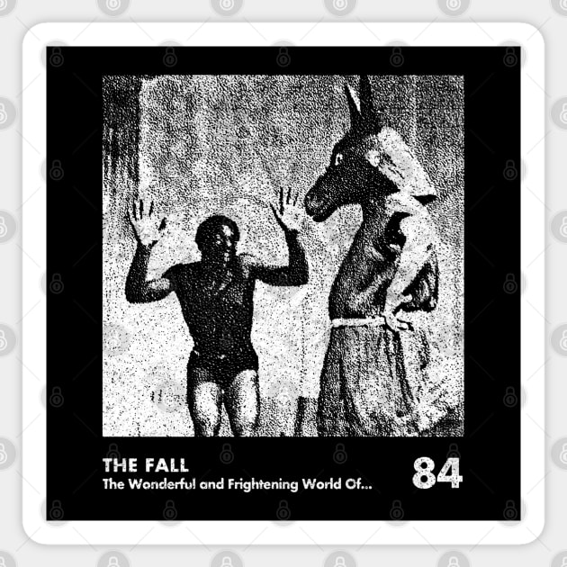 The Fall / Minimalist Graphic Artwork Design Sticker by saudade